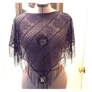 Black Lace shawl